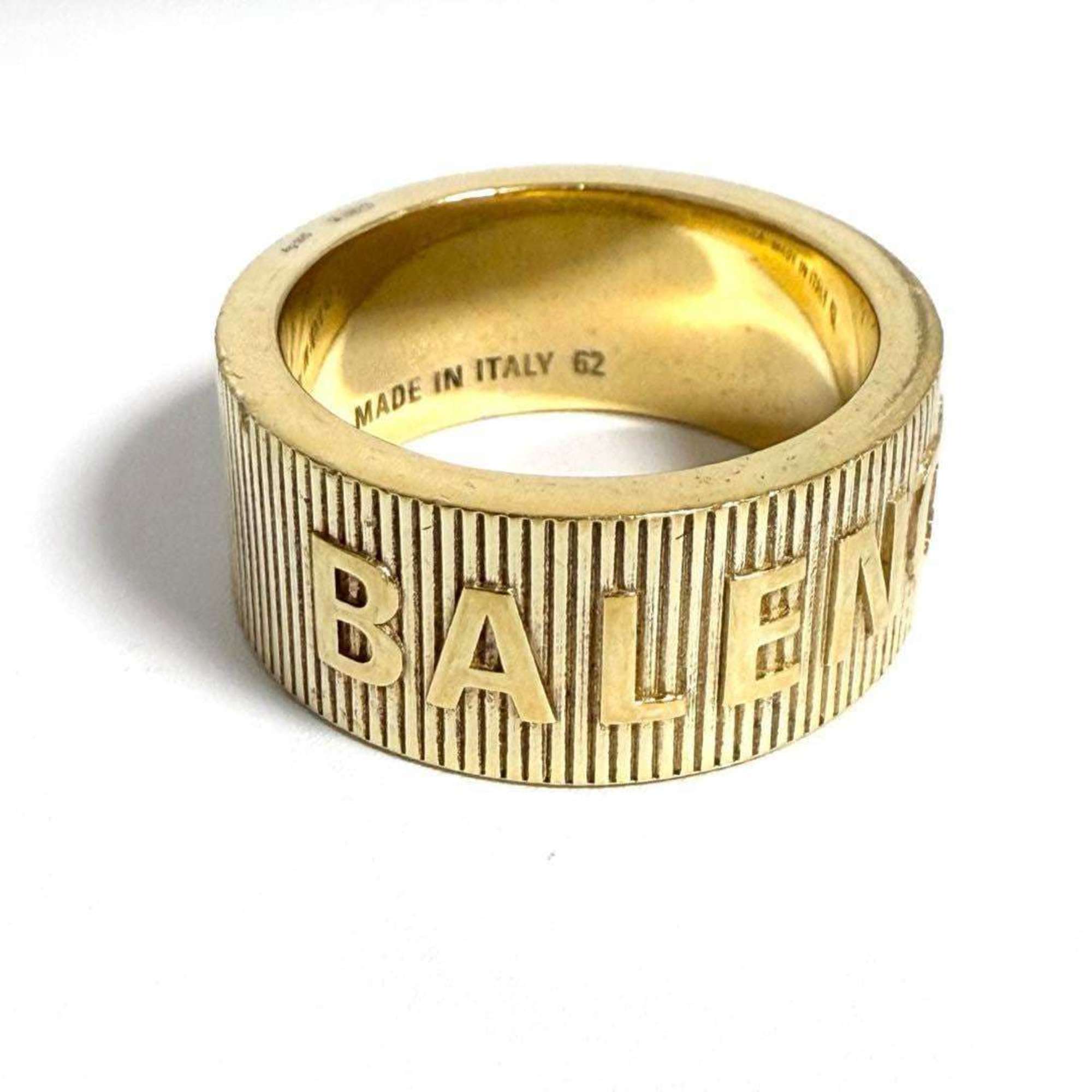 Balenciaga Mens Force Stripe Ring In 925 Sterling Silver 591$